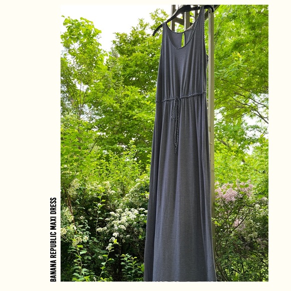 Banana Republic Nautical Maxi Dress - Picture 1 of 7